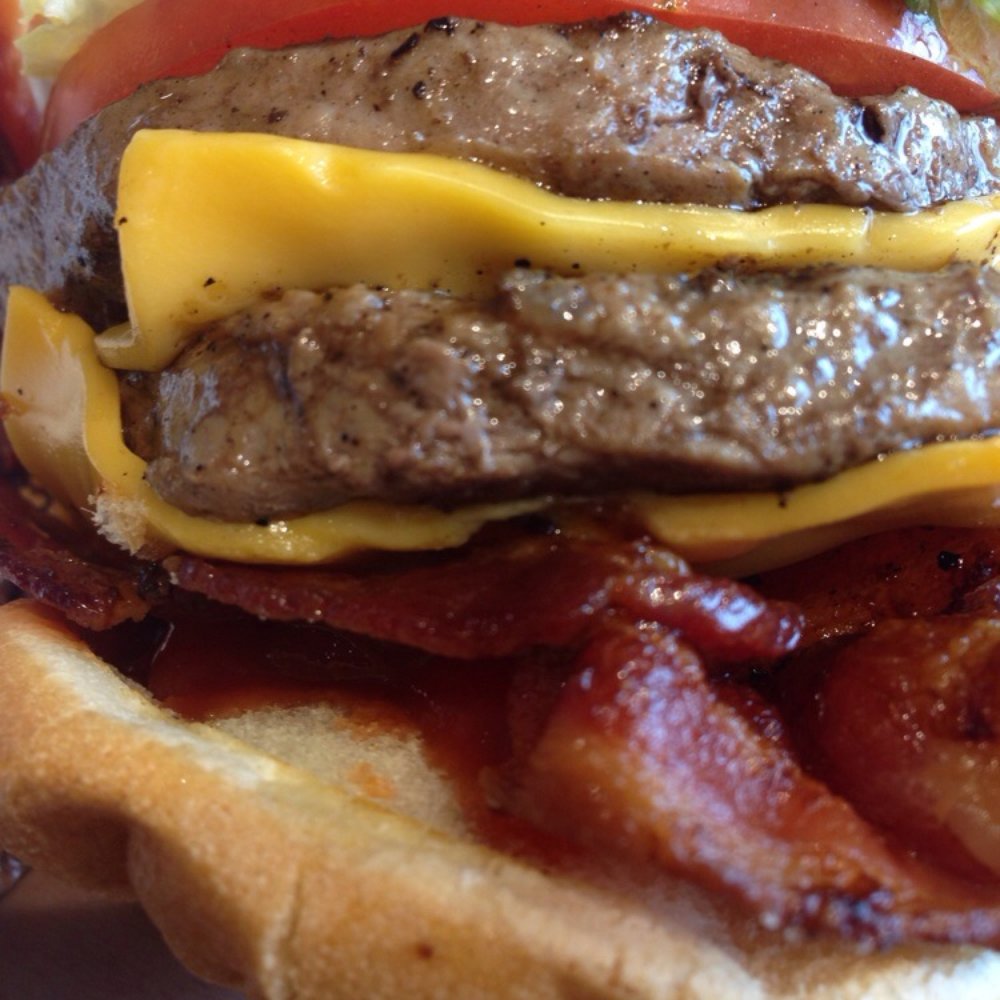 Char-Grill - Double with bacon & cheese. - Burgers Near Me - NC, North Carolina Char-Grill - Double with bacon & cheese. - Burgers Near Me - NC, North Carolina