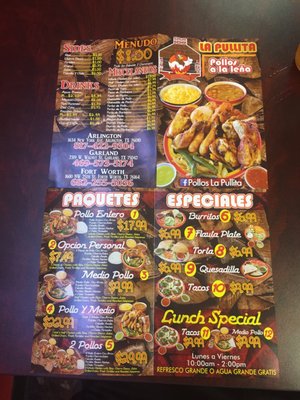 Menu photo 4 Pollos La Pullita Fort Worth, TX Menu photo 4 Pollos La Pullita Fort Worth, TX