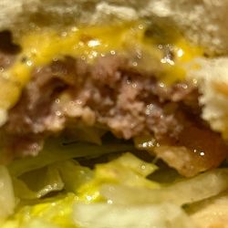 Raw burger