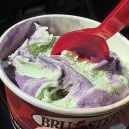 Pistachio . I mixed it with the ube. Pistachio . I mixed it with the ube.