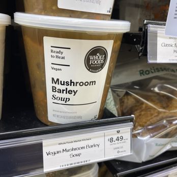 Whole Foods Market - Mushroom plant based/vegan soup - Grocery Near Me - Pasadena, California Whole Foods Market - Mushroom plant based/vegan soup - Grocery Near Me - Pasadena, California