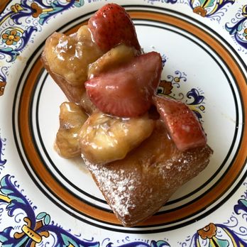 Cajun Kitchen Cafe - Beignets with strawberries and bananas ~ So good! - Cajun/Creole Near Me - Santa Barbara, California Cajun Kitchen Cafe - Beignets with strawberries and bananas ~ So good! - Cajun/Creole Near Me - Santa Barbara, California