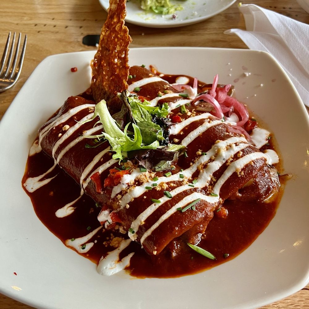 Mole Mexican Kitchen - Braised beef suadero with rich pessilo chili sauce. Wonderful and generous size. House made tortillas - Mexican Near Me - Palm Desert, California Mole Mexican Kitchen - Braised beef suadero with rich pessilo chili sauce. Wonderful and generous size. House made tortillas - Mexican Near Me - Palm Desert, California
