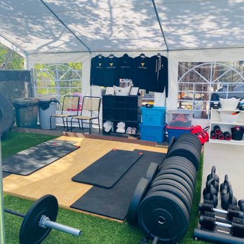 Forged Performance Institute - Morning HIIT class setup - Trainers Near Me - Thousand Oaks, California Forged Performance Institute - Morning HIIT class setup - Trainers Near Me - Thousand Oaks, California