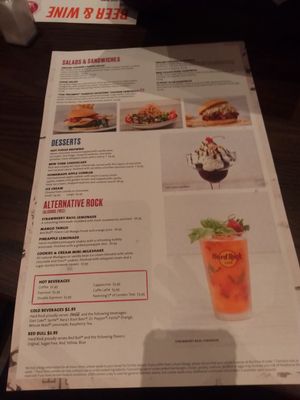 Menu photo 8 Hard Rock Cafe Gary, IN