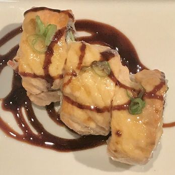 San Sushi - The insanely tasty Baked Salmon Roll! - Sushi Bars Near Me - Placentia, California