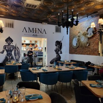 Amina - Inside Amina's Restaurant - Southern Near Me - Philadelphia, Pennsylvania