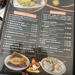 Grandpa’s Cafe - Menu