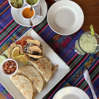 La Malquerida - Chicken quesadillas and a Capriniha - Mexican Near Me - Tulum, ROO