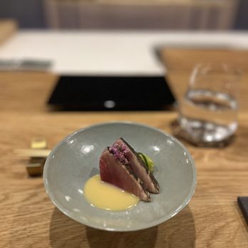 Shota Omakase - a plate of food on a table - Sushi Bars Near Me - Brooklyn, New York Shota Omakase - a plate of food on a table - Sushi Bars Near Me - Brooklyn, New York