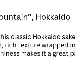 Outrageously priced sake