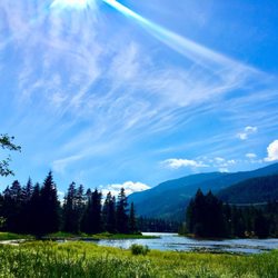 Alpha Lake Park - Sunny days on the valley trail! #WhistlerWonderland #Whislife #ExploreBC