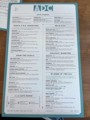 Menu photo 1 All Day Café Sioux Falls, SD