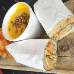 Bad As's Sandwich - This was the Triple H (#3 on the menu) and butternut squash soup. The perfect vegetarian lunch.