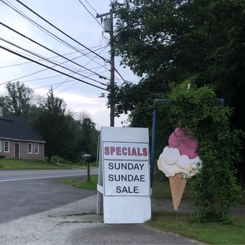 Uncle Ed's Front Porch - an ice cream cone on a sign - Ice Cream & Frozen Yogurt Near Me - Rehoboth, Massachusetts Uncle Ed's Front Porch - an ice cream cone on a sign - Ice Cream & Frozen Yogurt Near Me - Rehoboth, Massachusetts