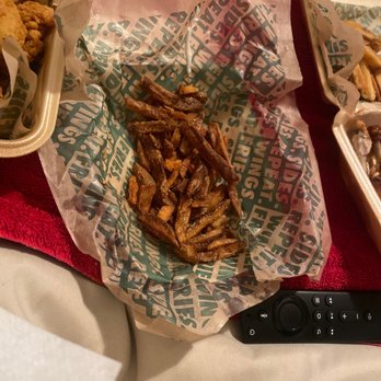 Wingstop - the 2nd order of fries were also burned - Chicken Wings Near Me - Elk Grove, California Wingstop - the 2nd order of fries were also burned - Chicken Wings Near Me - Elk Grove, California