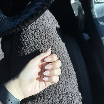 A & J Nails Spa - Short French Tip - Nail Salons Near Me - Indio, California