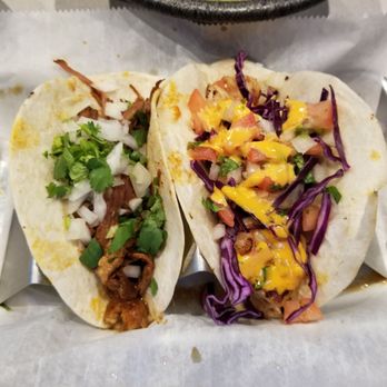 904 Tacos Five Points - Birria taco mexican style and a cajun shrimp taco - Tacos Near Me - Jacksonville, Florida 904 Tacos Five Points - Birria taco mexican style and a cajun shrimp taco - Tacos Near Me - Jacksonville, Florida