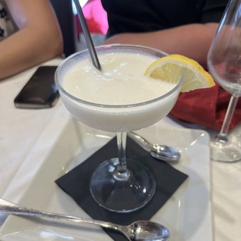 Hostaria Pantheon - The Lemon Sorbet with liquor. - Italian Near Me - Rome, RM Hostaria Pantheon - The Lemon Sorbet with liquor. - Italian Near Me - Rome, RM