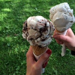 Big Licks West End - Nutella and cookie dough ice cream cones.