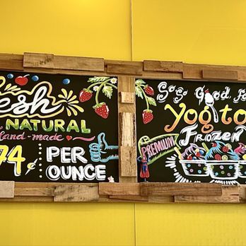 YogiTopi Bethesda - Colorful signage. - Ice Cream & Frozen Yogurt Near Me - Bethesda, Maryland