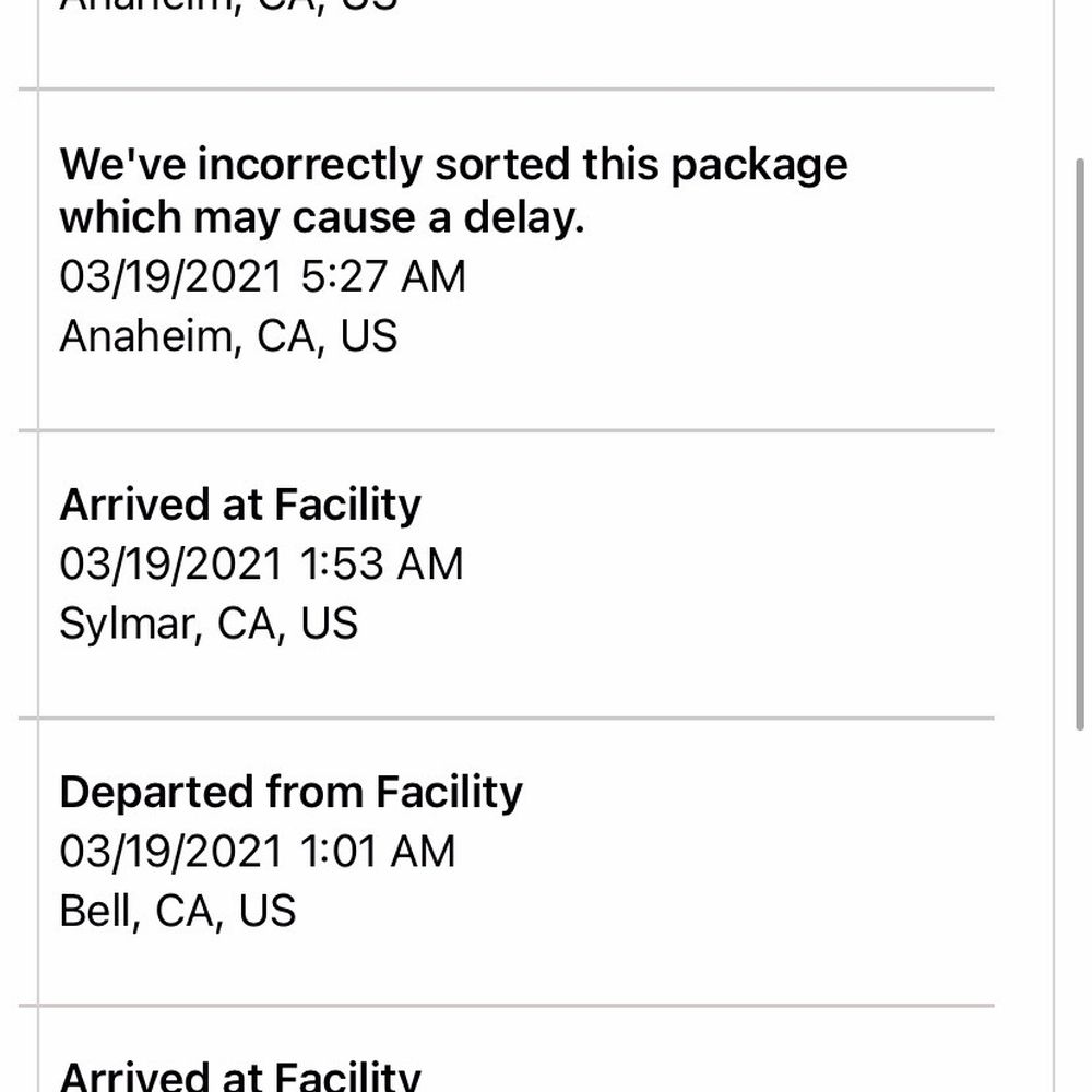 UPS Customer Center - Tracking info - Shipping Centers Near Me - Sylmar, California