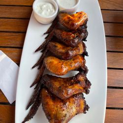Porter Creek Hardwood Grill - Rotisserie Buffalo Wings Platter