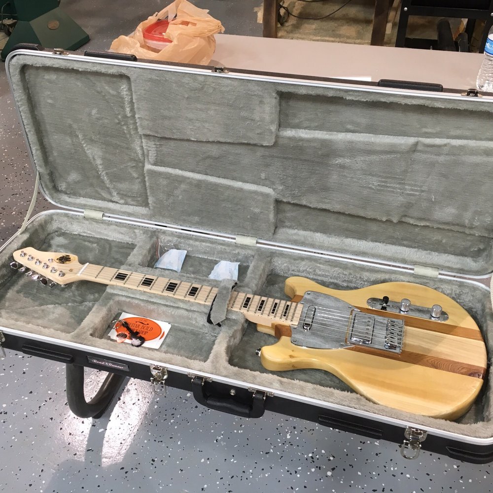 Guitar Build Workshop - In the case ready to get shipped to my house - Musical Instruments & Teachers Near Me - Nashville, Tennessee