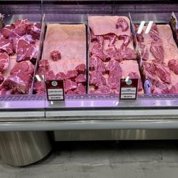 Fresh cut meats beef, pork, and veal