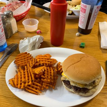 Helen's Restaurant - a hamburger and fries on a plate - Comfort Food Near Me - Gainesboro, Tennessee Helen's Restaurant - a hamburger and fries on a plate - Comfort Food Near Me - Gainesboro, Tennessee