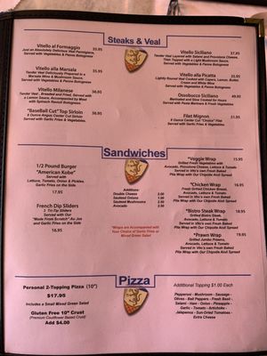 Menu photo 7 Vito's Trattoria San Jose, CA Menu photo 7 Vito's Trattoria San Jose, CA