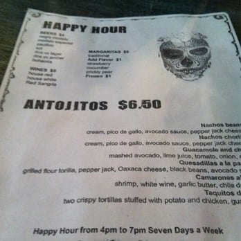 Ofrenda - Happy Hour menu! Everyday 4-7 pm!! - Mexican Near Me - New York, New York