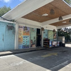 Outside