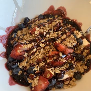 The Jagged Fork - Yogurt parfait, highly recommend. Enough for 2 people, seriously it's huge! - Waffles Near Me - Lathrup Village, Michigan The Jagged Fork - Yogurt parfait, highly recommend. Enough for 2 people, seriously it's huge! - Waffles Near Me - Lathrup Village, Michigan