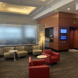 Delta Sky Club in Terminal B & C - Far apart seating