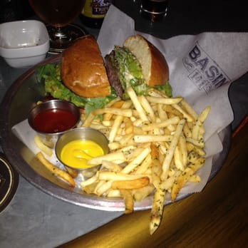 Basin 141 - Burger with fries! - Pubs Near Me - Montrose, California Basin 141 - Burger with fries! - Pubs Near Me - Montrose, California