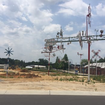 Vollis Simpson Whirligig Park - Still under construction but viewable from the street and awesome! One man's trash became another's art--to all our benefit. - Parks Near Me - Wilson, North Carolina