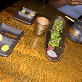 Kinjo Room - Yellow tail appetizer - Sushi Bars Near Me - Atlanta, Georgia Kinjo Room - Yellow tail appetizer - Sushi Bars Near Me - Atlanta, Georgia