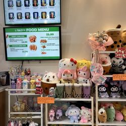Tea Time - Food options and plushies for sale