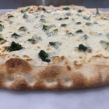 Napoli Pizza - White Pie with Homemade Ricotta and Broccoli - Pizza Near Me - Bangor, Pennsylvania Napoli Pizza - White Pie with Homemade Ricotta and Broccoli - Pizza Near Me - Bangor, Pennsylvania