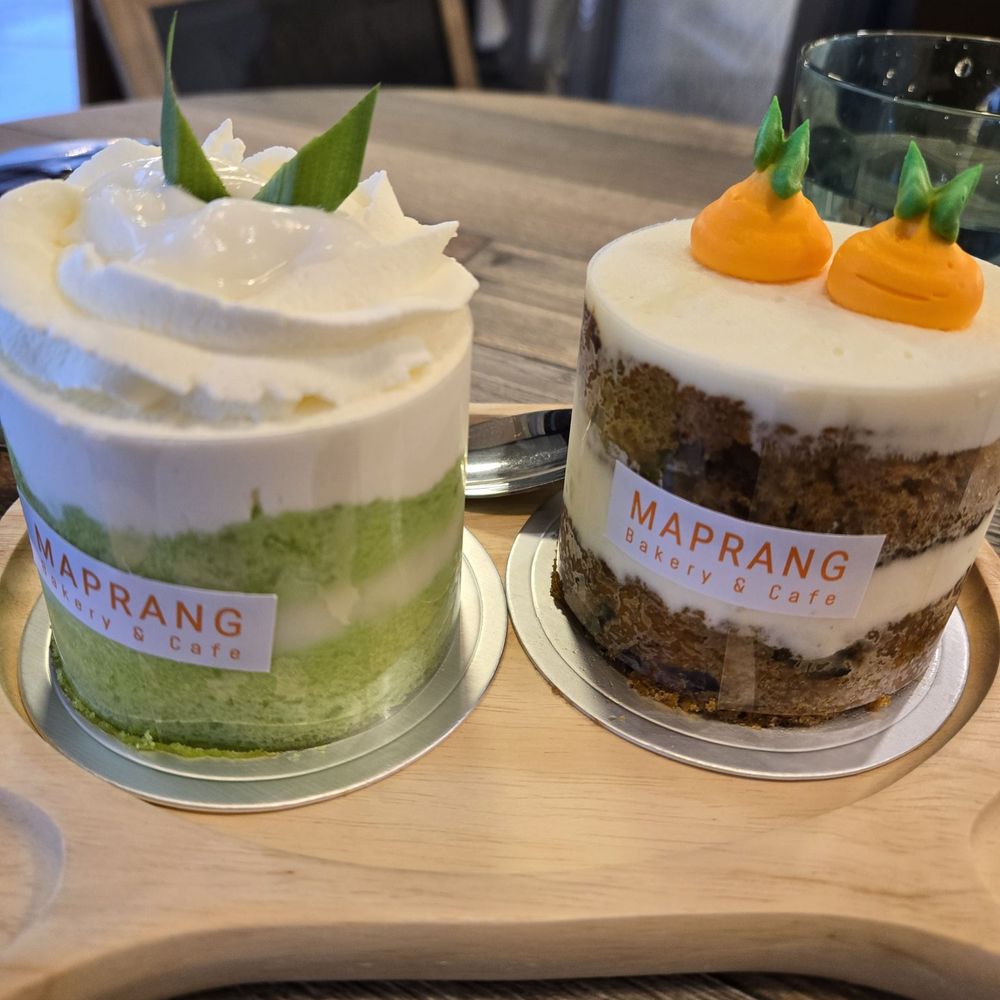 Maprang Bakery & Cafe - Pandan and carrot cake - Desserts Near Me - Somerville, Massachusetts Maprang Bakery & Cafe - Pandan and carrot cake - Desserts Near Me - Somerville, Massachusetts