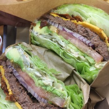 The Original Tops - Bacon avocado cheeseburger wrapped in lettuce - Burgers Near Me - Pasadena, California The Original Tops - Bacon avocado cheeseburger wrapped in lettuce - Burgers Near Me - Pasadena, California