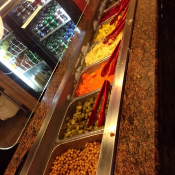 Pita Hut  - Their salad bar consist of pickled veggies like cabbage, carrots, pickles, etc. - Mediterranean Near Me - North Miami Beach, Florida