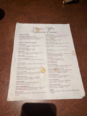 Menu photo 8 Chennai Dosa Hut San Diego, CA Menu photo 8 Chennai Dosa Hut San Diego, CA
