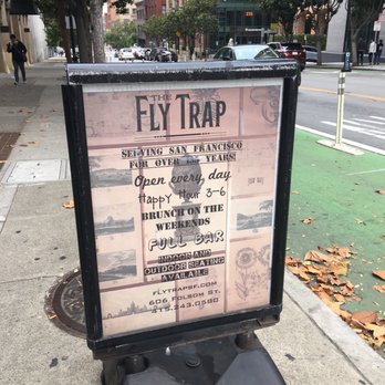 The Fly Trap - Sign outside entrance - Bars Near Me - San Francisco, California The Fly Trap - Sign outside entrance - Bars Near Me - San Francisco, California