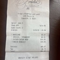 Here is my receipt Here is my receipt