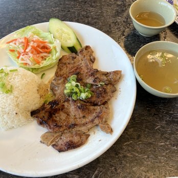 Pho Saigon City - 48 grilled pork chop rice - Vietnamese Near Me - Pleasanton, California Pho Saigon City - 48 grilled pork chop rice - Vietnamese Near Me - Pleasanton, California