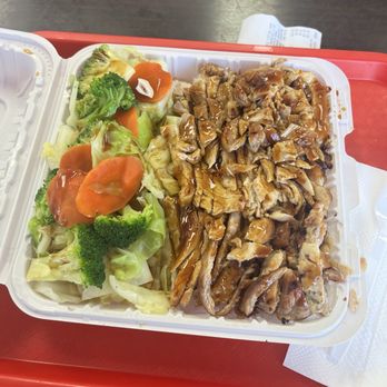 Yamas Teriyaki - Chicken veggie plate - Japanese Near Me - Westminster, California