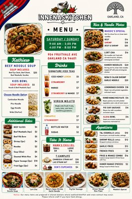 Menu photo 2 In Nenas Kitchen Oakland, CA Menu photo 2 In Nenas Kitchen Oakland, CA