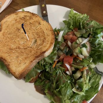 The Floridian - Bread sandwich aka FLT. Which is just a thin slice of tomato on bread. Yuck! - Southern Near Me - Saint Augustine, Florida